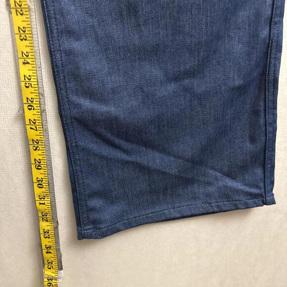 Good American Women's Size 6/28 Dark Wash Wide Leg Good Skate Jeans - Picture 11 of 12